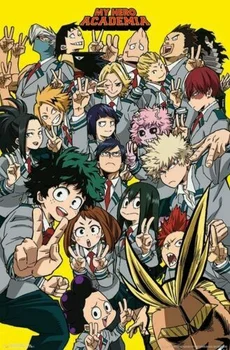 

MY HERO ACADEMIA - SELFIE CHARACTER COLLAGE Art Film Print Silk Poster Home Wall Decor 24x36inch