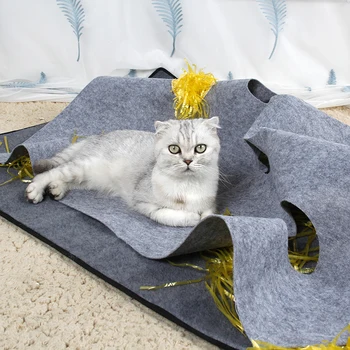 

Multifunction Pet Cat Toy Wool felt Freely Pasted Create Space Cat Mat Pet Supply