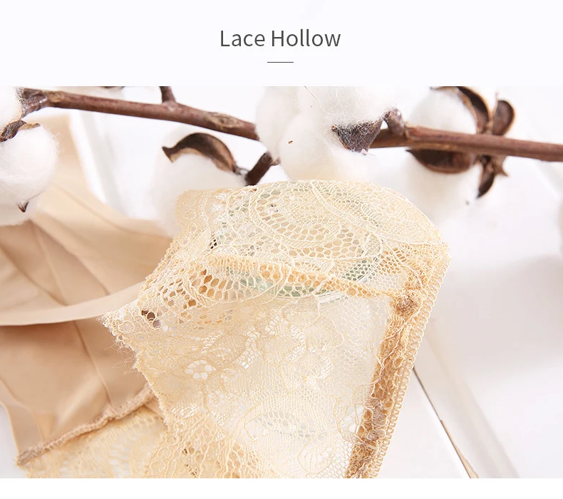 3 шт. / Лот Бесшовные Ice Silk Ткань Женские Трусики Сексуальные Кружевные T Трусики Женские Стринги DULASI
