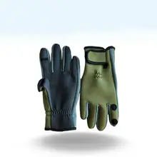 DishyKooker наружные зимние рыболовные перчатки водонепроницаемые рукавицы с тремя пальцами противоскользящие альпинистские походные перчатки для верховой езды