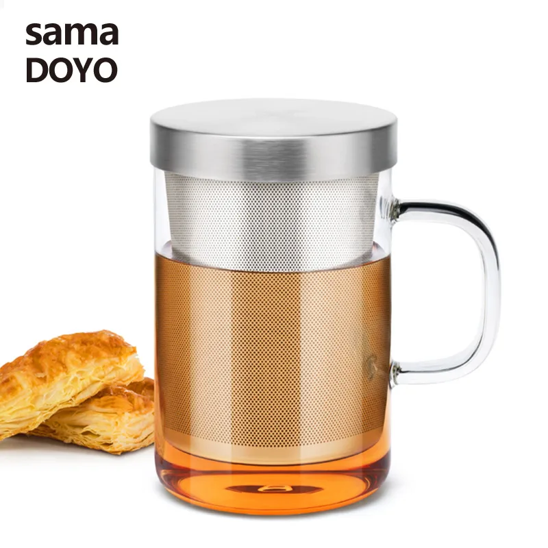 Стеклянный чайник Samadoyo многофункциональная кружка для заваривания чая из