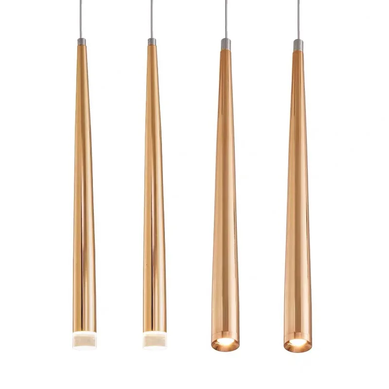 LukLoy Gold Tube Meteor LED Pendant Light Modern Suspension Lamp Kitchen Island Loft Spiral Bedside Lighting Fixture | Лампы и