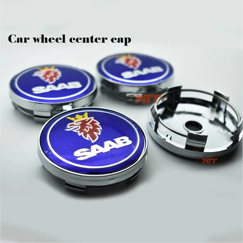 

Auto accessories 100pcs/set 60mm 2.36inch car Wheel Hub caps Car Emblem logo Covers For Saab 9-3 9-5 93 95 BJ SCS car styling