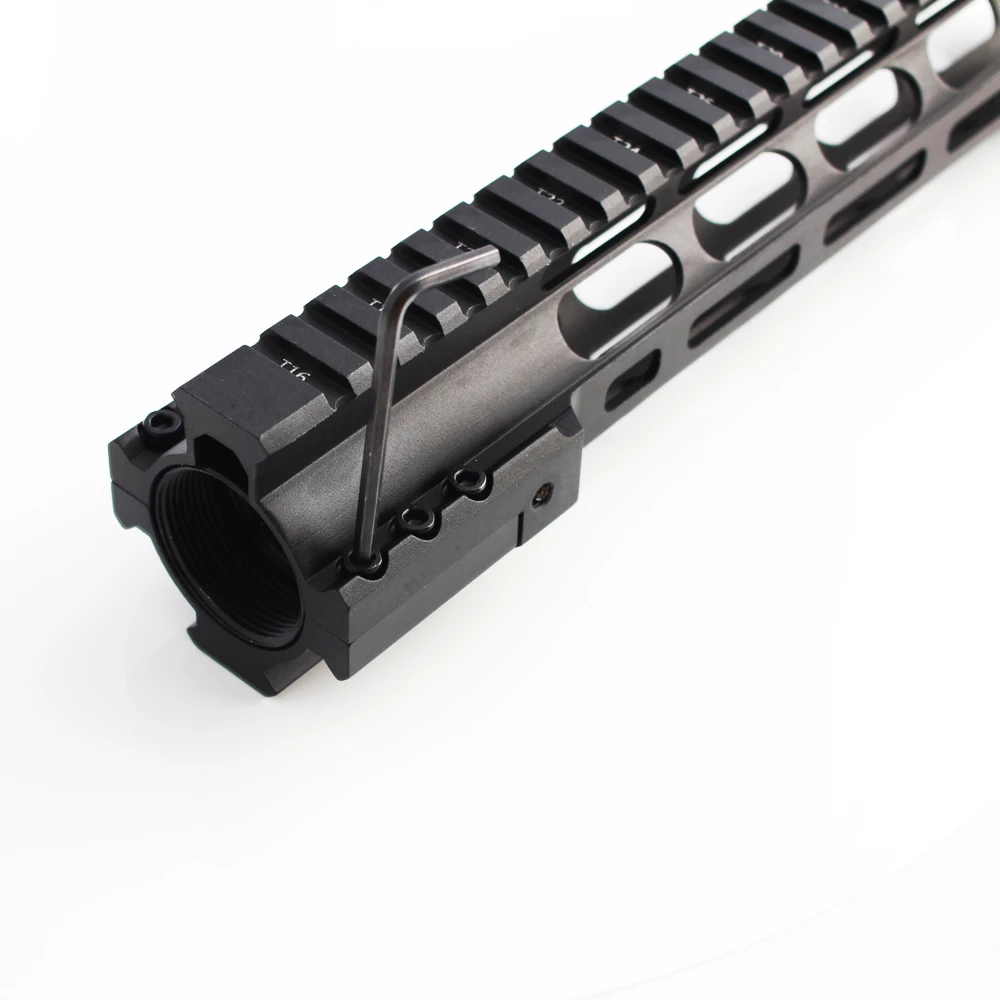 Magorui AR15 M4/M16 поплавок M-LOK Quad Rail Handguard Пикатинни 7/10/12/15/дюймов со стальной бочкой гайка для охоты