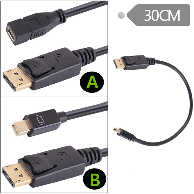 Câble Mini DP vers DP 1.2 de 1,8 m - Câbles et câbles adaptateurs