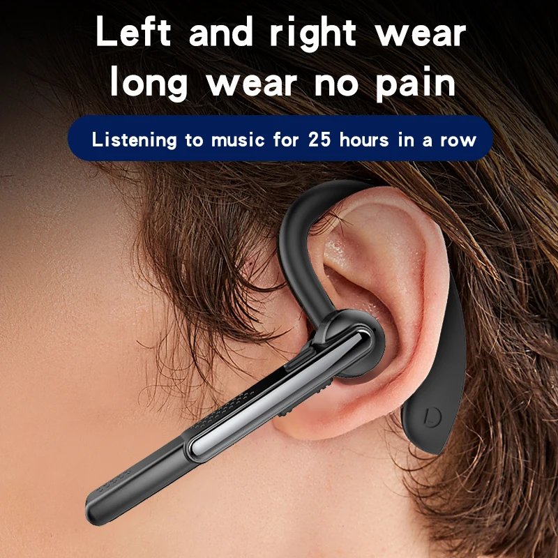 P40 Trådlösa Bluetooth-hörlurar Företagsheadset Brusreducerande öronsnäckor med mikrofon Handsfree-hörlurar Gåva med paket_voghion.com