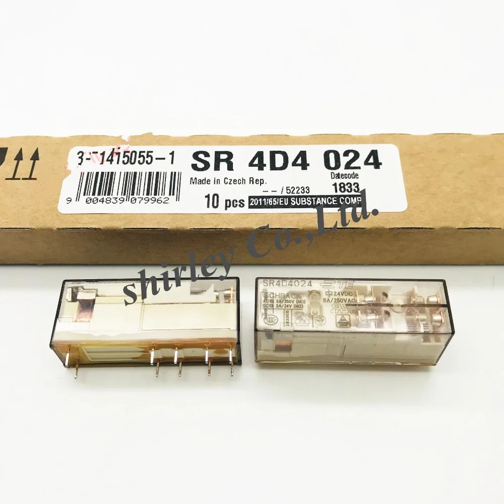 5 шт. SR4D4024 реле безопасности 8A 250VAC 10 Pin 24VDC
