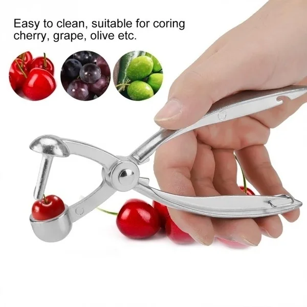 Cherry Pitter Tool Olive Stoner Core Stone Removal Kitchen Gadgets Sliver 