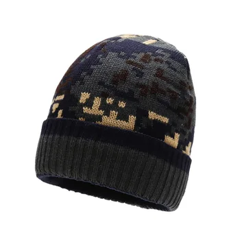 

Digital Thicken Beanies Camouflage Winter Hats for Men Women Knitted Warm Skullies Hats Outdoor Ski Hats Camo Cap Wholesale