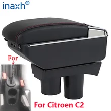 Accoudoir universel pour citroën C2, boîte de rangement, porte gobelet, accessoires de Modification