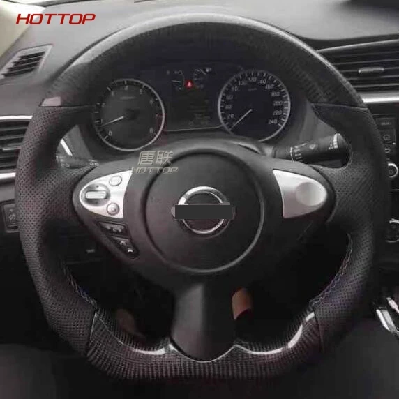 Автомобильное рулевое колесо из углеродного волокна для Nissan Juke 2012 2018|Рулевые