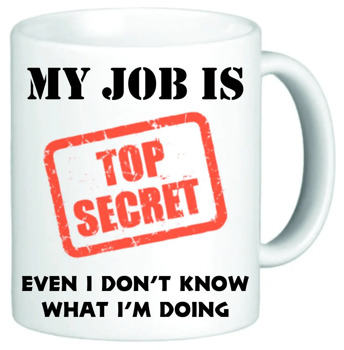 Моя работа Top Secret смешная новая модель кружки подарок офисная чашка