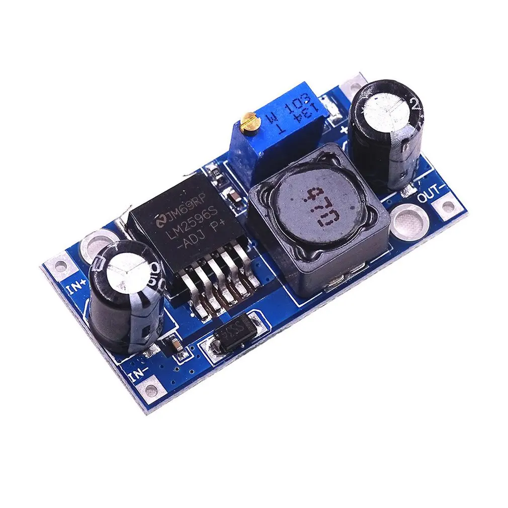 

A122 Lm2596s-adj Dcdc Step-down Power Supply Module 3a Adjustable Voltage Regulator 24v To 12v 5v 3v
