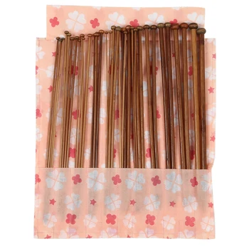 

36-Pack Bamboo Knitting Needles for Beginner & Professional Sweater Crochet Needles Set (18 Sizes From 2mm to 10mm) DIY Knitting