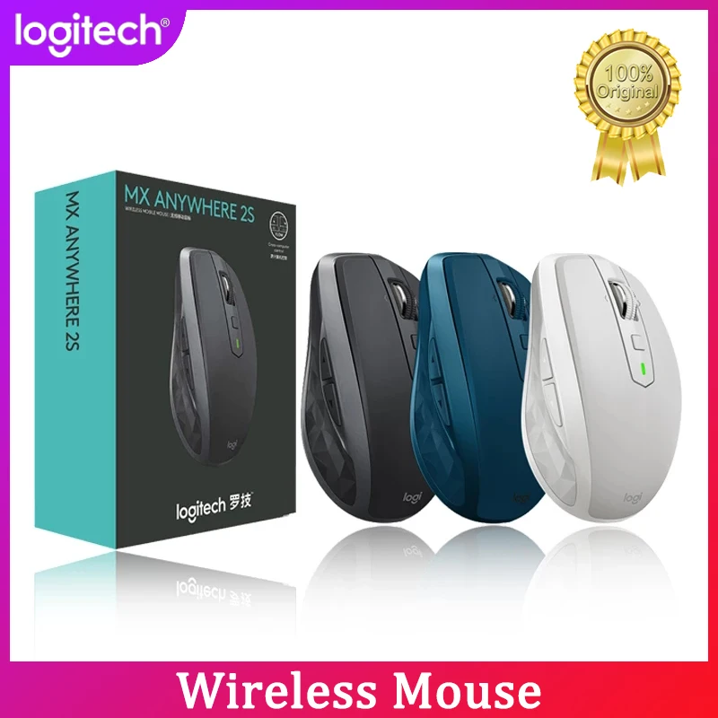 Logitech – souris Mobile sans fil 2.4Ghz, Rechargeable, pour ordinateur de  bureau et portable, MX Anywhere 2S, 4000DPI