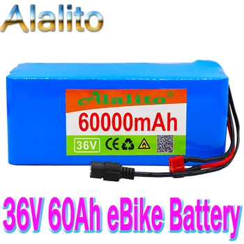 

36V battery 10S4P 60Ah battery pack 500W high power battery 42V 60000mAh Ebike electric bicycle BMS 42v battery
