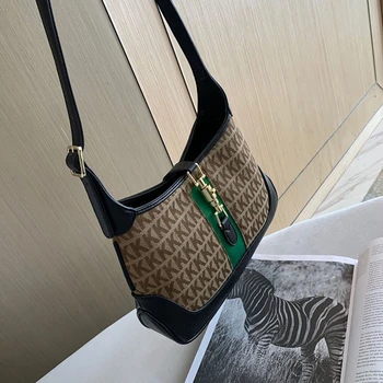 

Letter Printed Saddle Bags for Women New Luxury Louis Brand Handbags Women Bag Designer Ladies Fashionable Purses Party Satchels