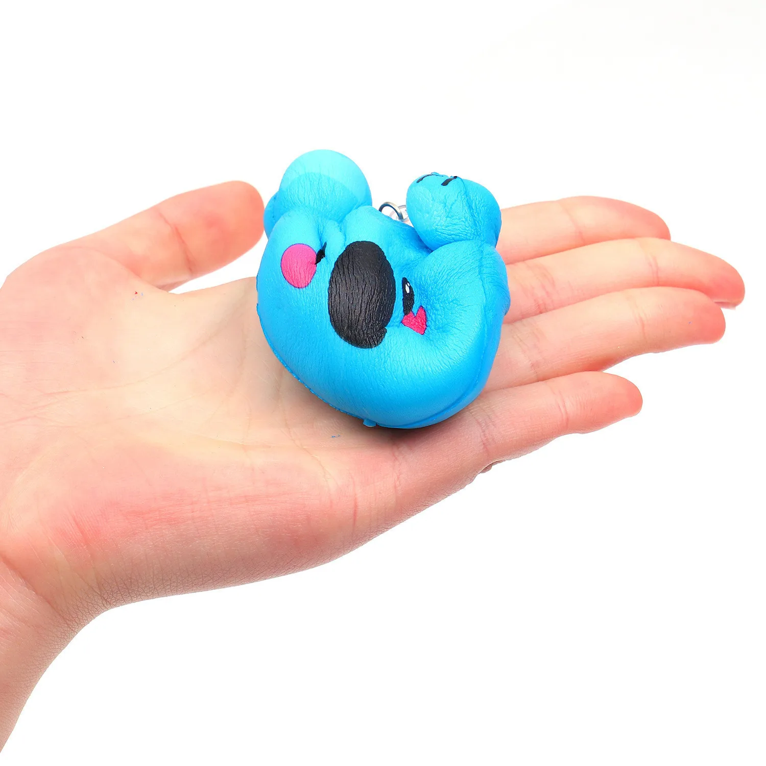 Mini Adorable Bear Slow Rising Kids Fun Toy Stress Reliever Gift Backpack Accessories Decorations lanyard keychain gadgets #A