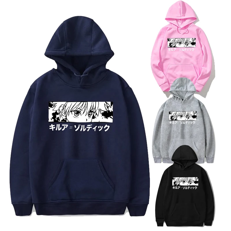 

Hunter X Hunter Hoodie Men Clothing Winter Autumn Pullover Harajuku Coats Streetwear Fashion Hooded Korean Style Anime Hoodie