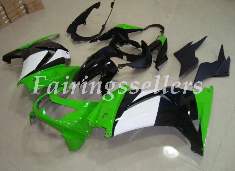

Injection Mold Motorcycle New ABS Fairings kit Fit For kawasaki Ninja 250R EX250 2008 2009 2010 2011 2012 Green White Black