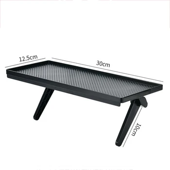 

Computer TV screen rack 30x12.6cm display stand wireless router set-top box shelf durable and adjustable angle convenient access