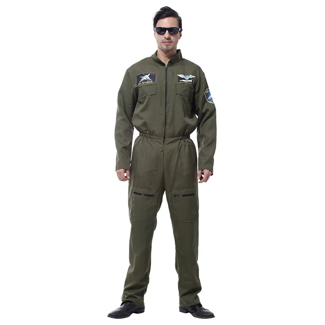 Air Force Pilot Halloween Costume | Airline Pilot Halloween Costume -  Carnival - Aliexpress