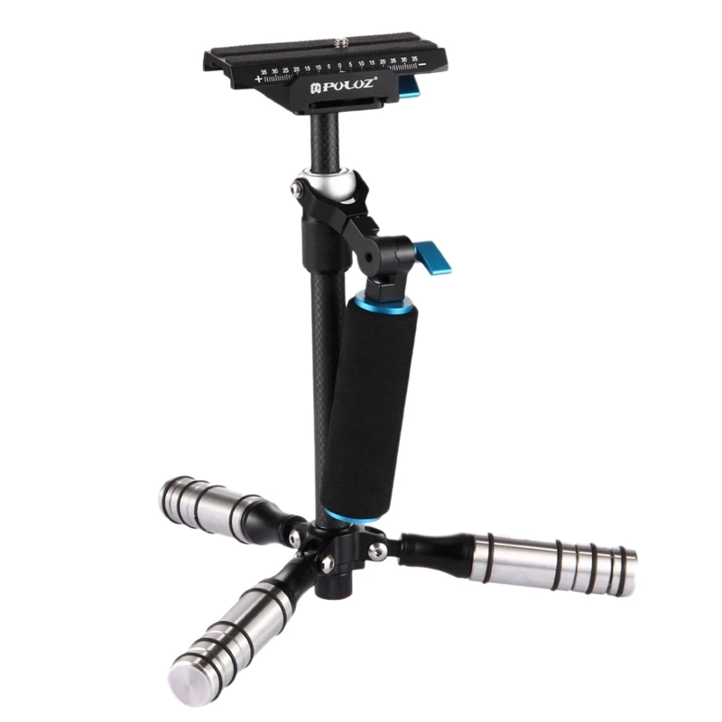 PULUZ P40T Ручной Стабилизатор из углеродного волокна Steadicam для цифровых и видеокамер