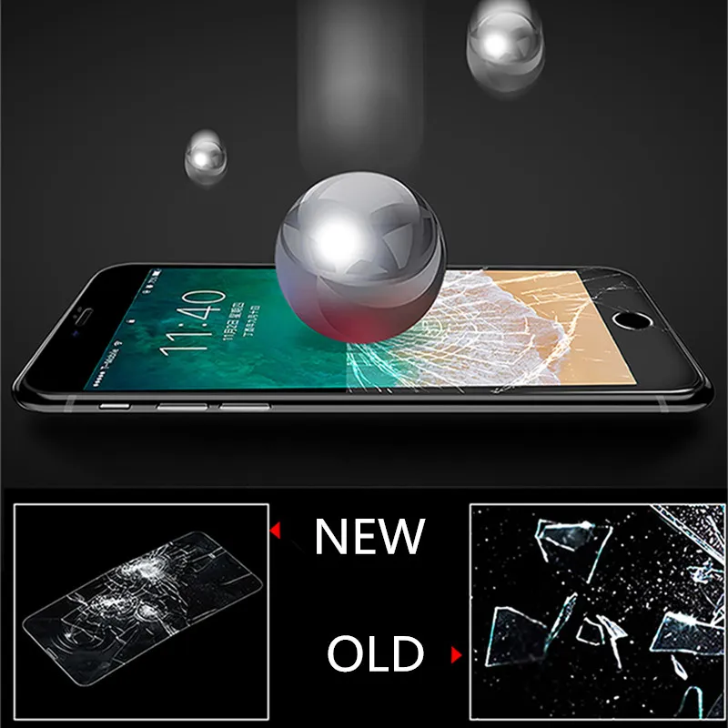 100D Schutz Gehärtetem Glas Auf Die Für iPhone 11 Pro 6 6s 7 8 Plus X Glas Screen Protector für iPh
