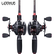 LINNHUE новая катушка baitcasing 6,3: 1 Обновление 8 кг максимальная откатная спиннинговая катушка Левая Правая рука Карп Рыболовная катушка высокоскоростная катушка для рыбалки