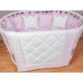 

Комплект в круглую/овальную кроватку "Кружевной" Комплекты в круглую/овальную кроватку