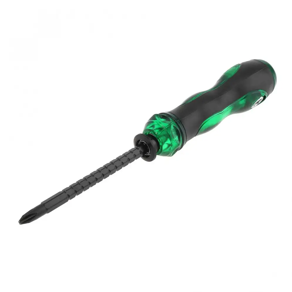 Telescopic Ratchet Screwdriver Repair Household Hand Tool Dual-end Screw Driver Slotted Cross Magnetic Screwdriver for Repairing