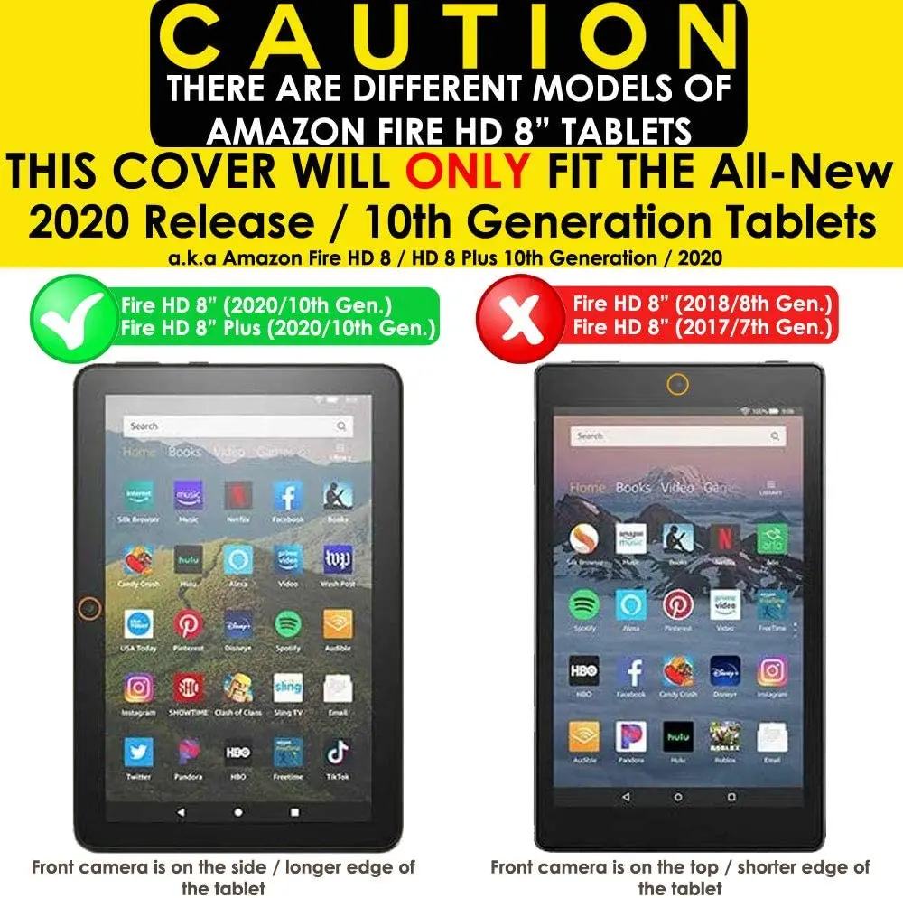 For Amazon fire HD 8 /HD 8 Plus 10th Gen 2020 -9H Premium Tablet Clear Tempered Glass Screen Protector Film Protector Cover For Amazon fire HD 8 /HD 8 Plus 10th Gen 2020 -9H Premium Tablet Clear Tempered Glass Screen Protector Film Protector Cover