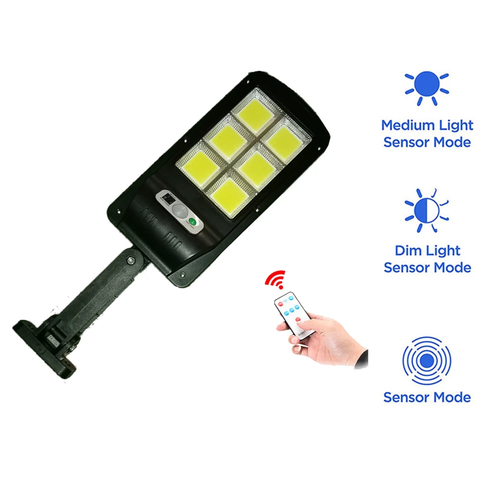 

solar light lamp floodlight reflector Wall Wireless PIR Motion Sensor Night For Street Garden Patio Emergency Security remote co