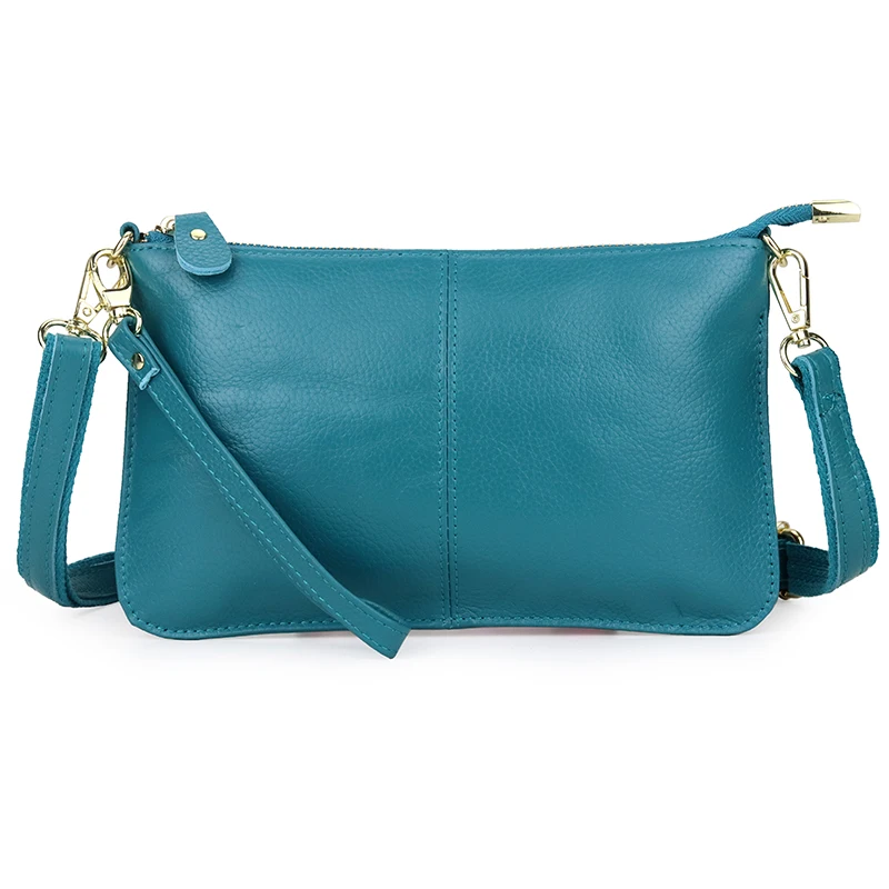 light blue small handbag