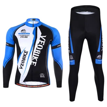

VB men's long-sleeved cycling jersey suit moisture wicking spring and autumn cycling jersey