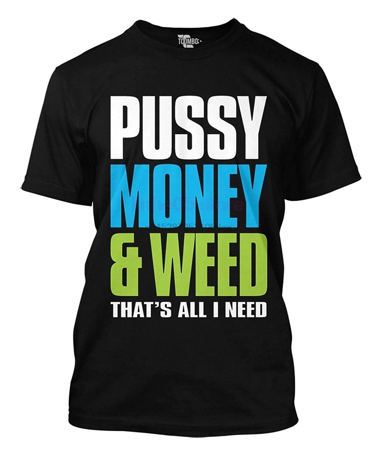 Мужская футболка Pussy Money Weed | одежда