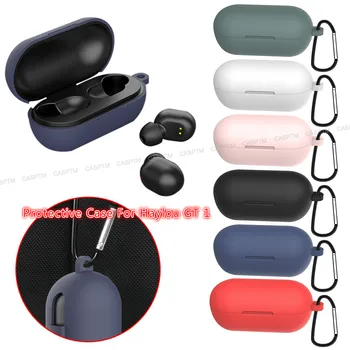 

Anti Shock Protective Case Cover For Haylou GT1 Bluetooth Headset Cases Soft Silicone Colorful Cases For Hay lou CT1 Accessories