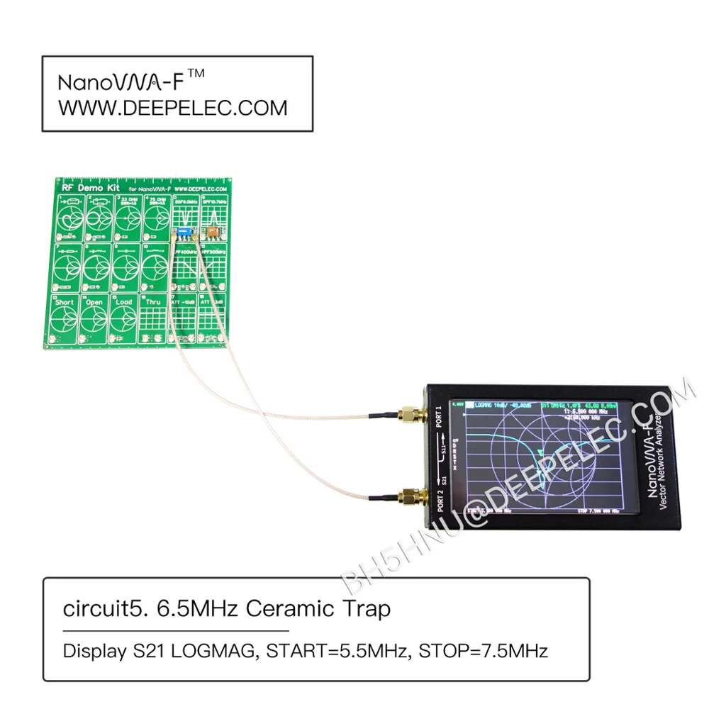 RF Demo Kit NanoVNA VNA тестовая доска фильтр аттенюатор|Компьютерные кабели и разъемы| |