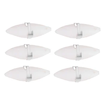 

6 Set Bird Cuttlebone Cuddle Bone Chewing Cuttlefish Bone with Metal Holder