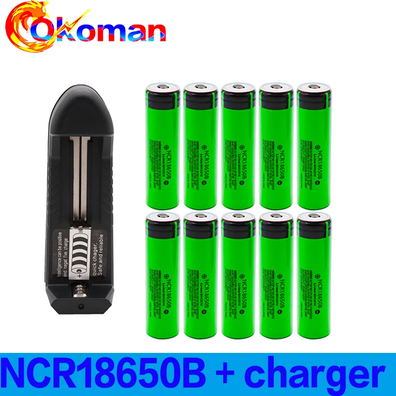 100% Новый оригинальный B 3 7 v 3400mah 18650 литиевая аккумуляторная батарея для
