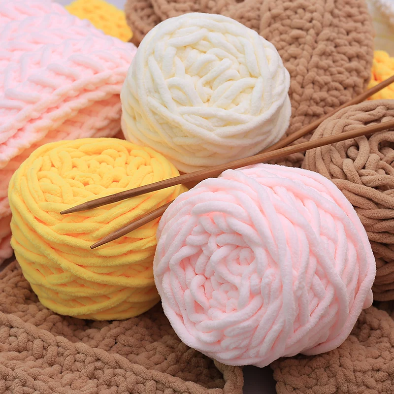 100gram Chenille Alize Yarn Thick Wool Yarn Threads For Knitting Cotton For Crochet Acrylic Amigurumi Yarn For Hand Knitting 2