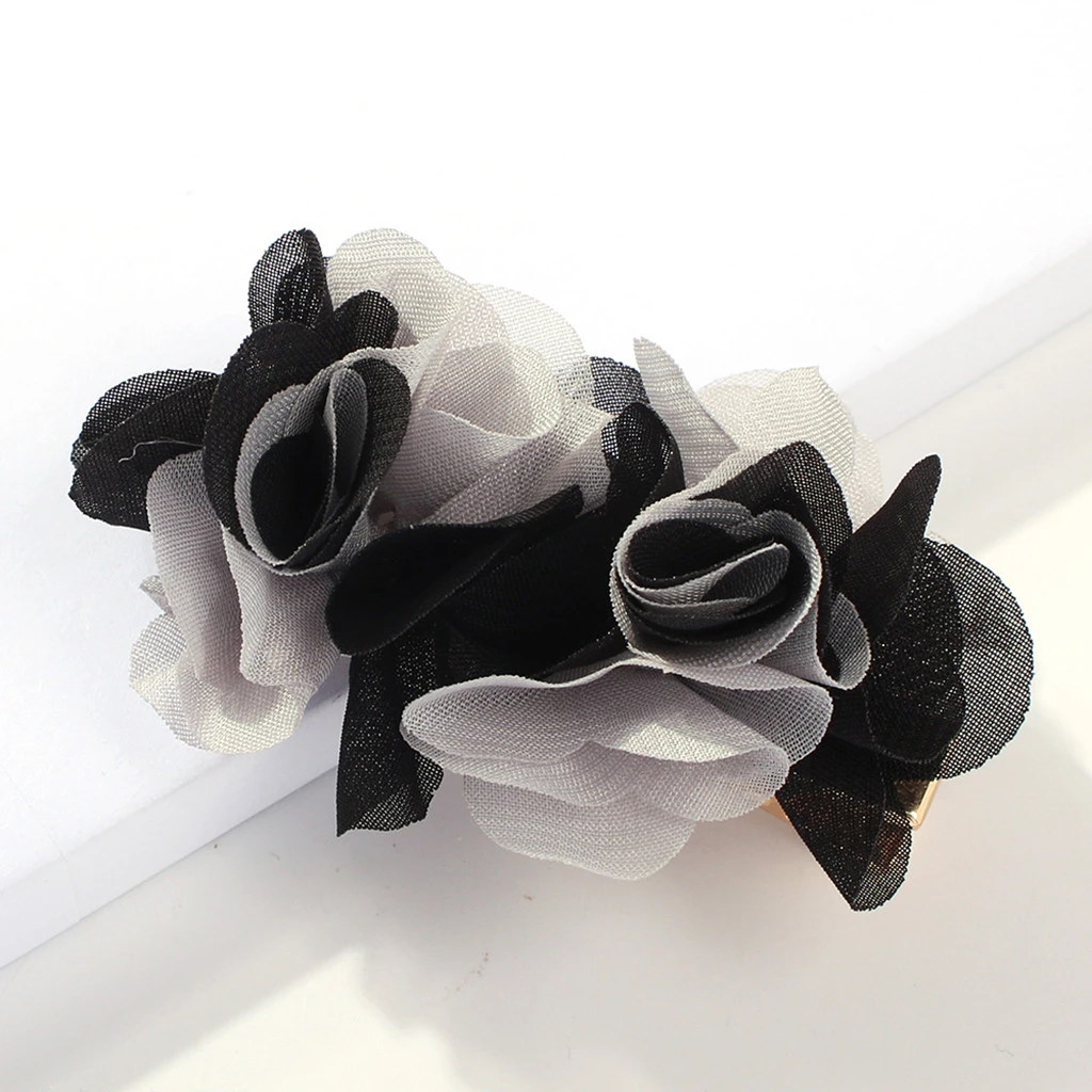 Hot Sale 1 PC Fashion Multicolor Rose Flower Bridal Hair Clip Hairclips Elegant Hairpin Wedding Decoration Hair Accessories 830