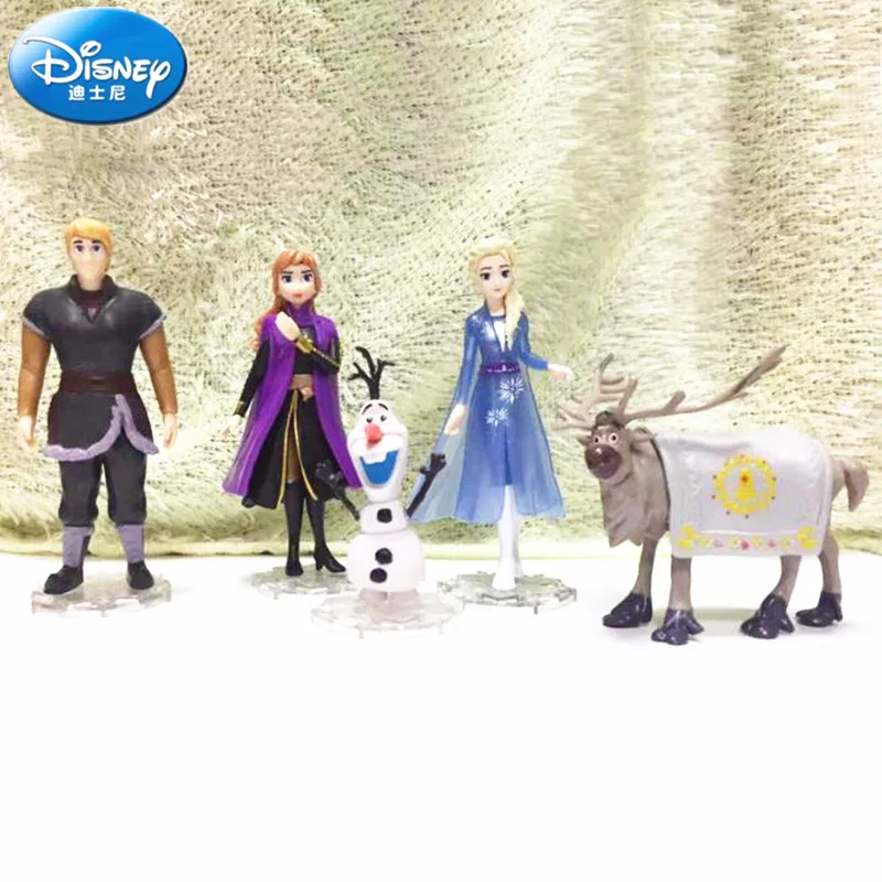 Disney frozen 2 Анна Эльза Xuebao 5 шт./лот куклы торты украшения запеченные детские игрушки