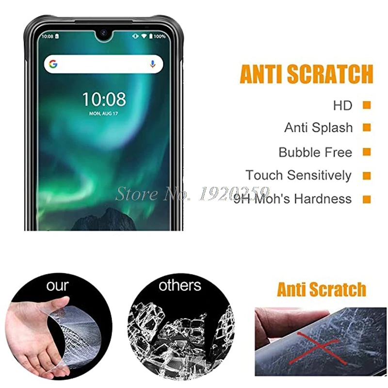 UMIDIGI A3S A3X A7s A9 S3 S5 Pro F2 Power 3 Bison закаленное стекло Высокое качество 9H защитная пленка