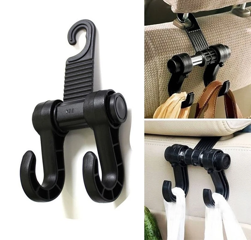 1Piece Car Seat Back Storage Hook Sundries Hanger Bag Holder Car Organizer Universal Multifunction Car-Styling Car Seat Hook