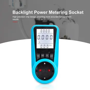 

Backlight Power Metering Socket Electric Power Monitor Intelligent Billing Socket Electric Meter Billing Device