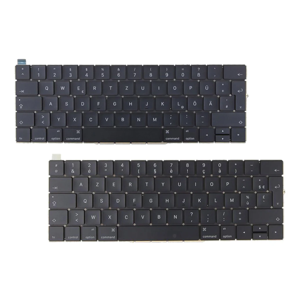 

German French Layout Replacement Backlit Keyboard for Apple MacBook Pro 13.3" A1706 Laptop Keyboard Repair Part Brand New