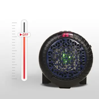 

900w Mini Portable Black Heater Overheating Protection Air Heater Small Remote Control Warmer Electric Heater For Home