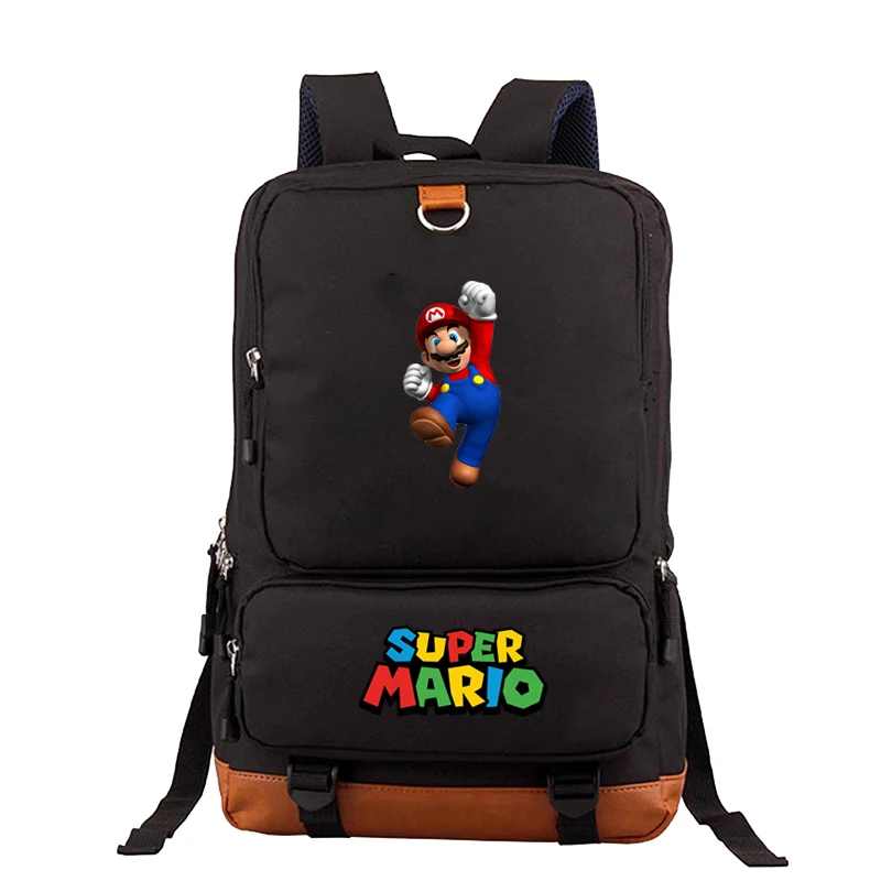 

Mario cartoon backpack unisex suitable for business travel anti-theft ultra-thin durable backpack school student backpack