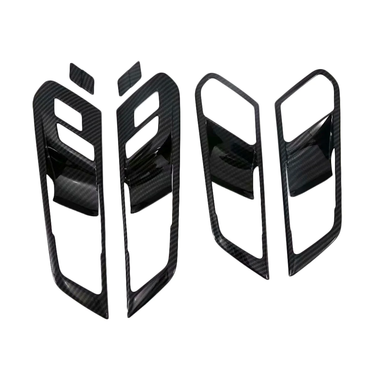 Fit For BMW X5 G05 2019 2020 Carbon Fiber Inner Door Handle Trim Cover Molding Frame Protector Garnish Accessories | Автомобили и